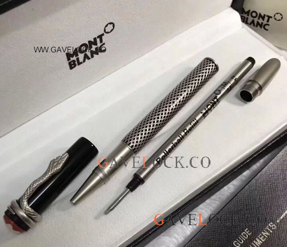 Replica Mont blanc Pen Heritage Rouge et Noir Silver Fineliner Pen Replica Mont blanc Pen Heritage Rouge et Noir Silver Fineliner Pen